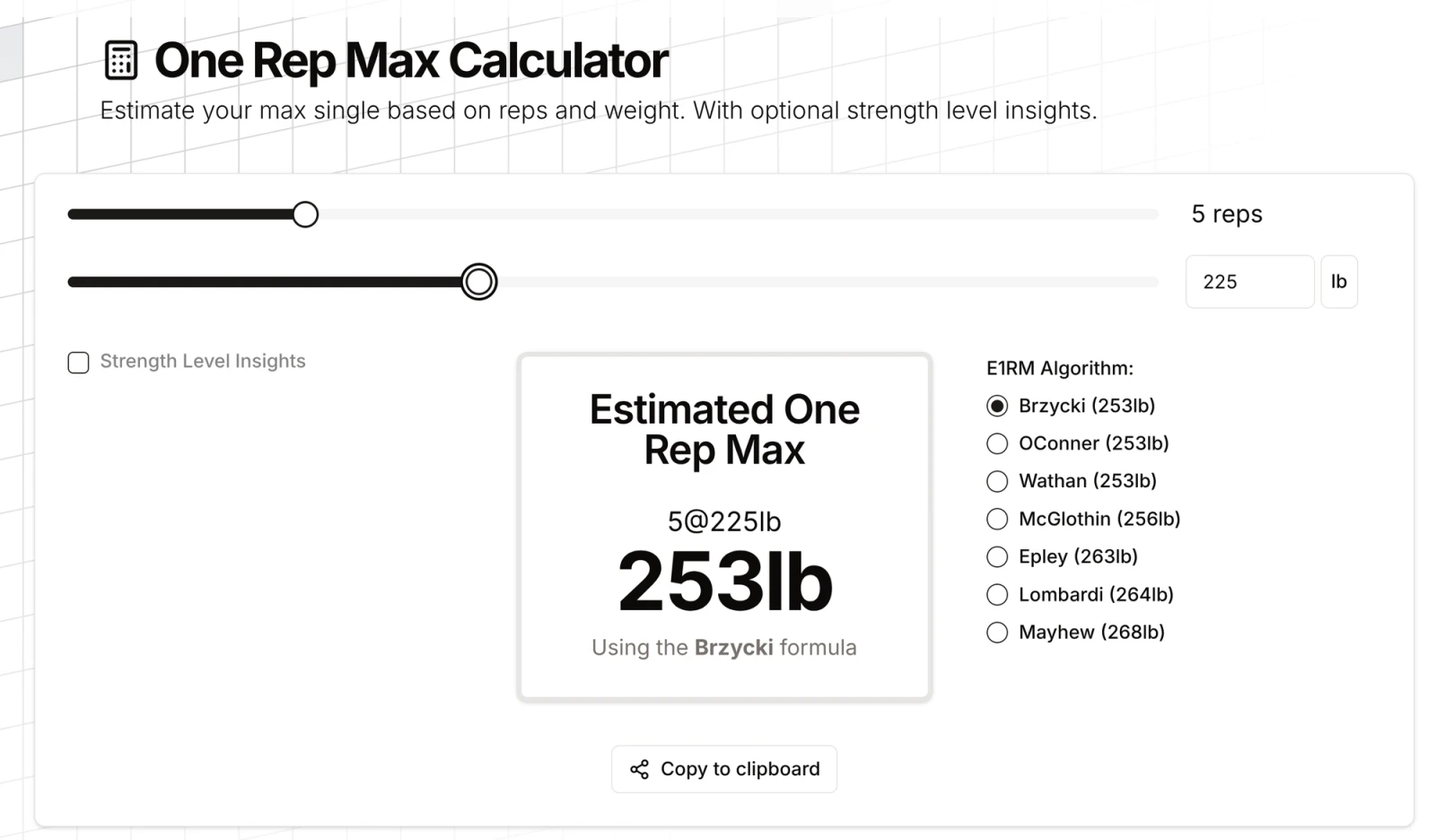 What is an E1RM (Estimated One Rep Max)?