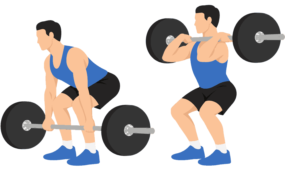 Power Clean diagram